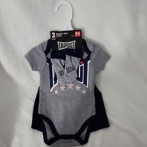 Tapout Gray and Navy Baby Outfit Set